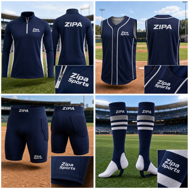Custom padded baseball sliding shorts with compression fit manufactured by ZipaSports
