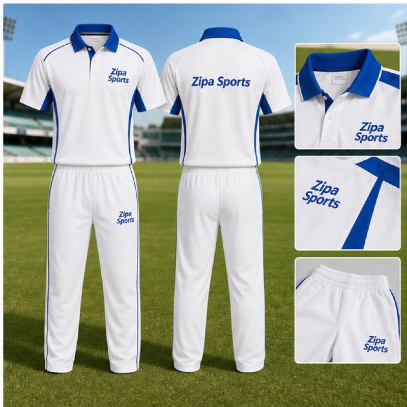 Custom junior cricket kits for age group squads manufactured by ZipaSports
