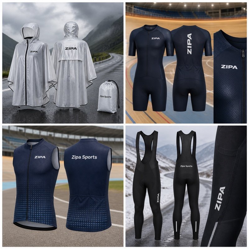 Custom sleeveless cycling club jersey manufactured by ZipaSports