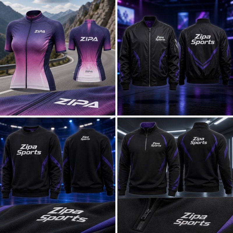 Custom esports crewneck sweatshirt manufactured by ZipaSports