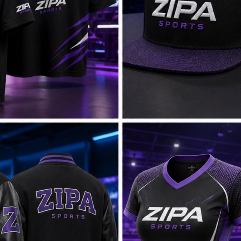 Custom oversized drop-shoulder esports tee manufactured by ZipaSports