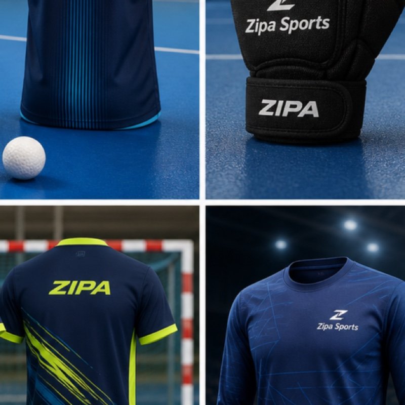 Custom indoor field hockey playing shirt manufactured by ZipaSports