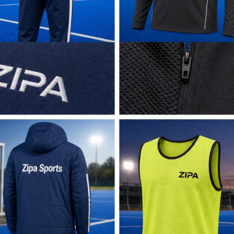 Custom field hockey presentation tracksuit manufactured by ZipaSports