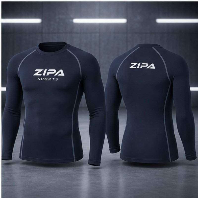 Custom field hockey thermal base layer top manufactured by ZipaSports