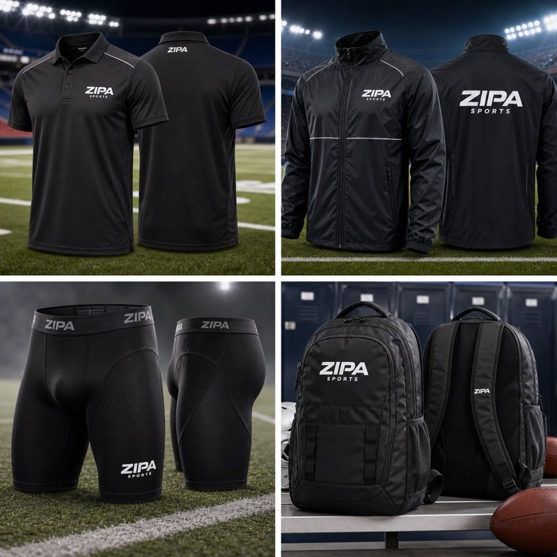 Custom football base layer compression shorts manufactured by ZipaSports