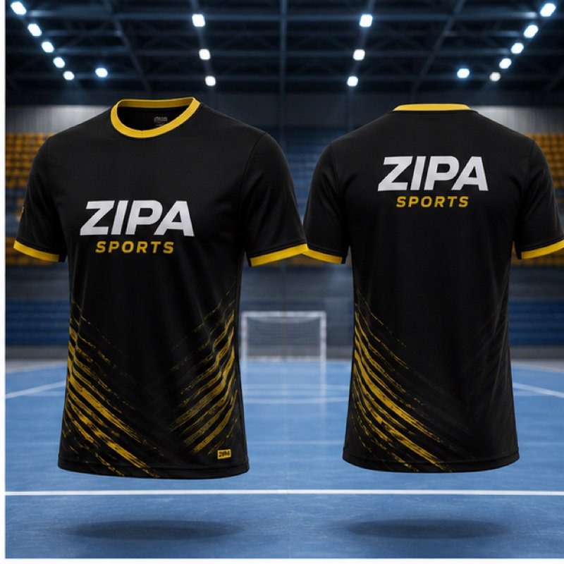 Custom futsal club supporter t-shirt manufactured by ZipaSports