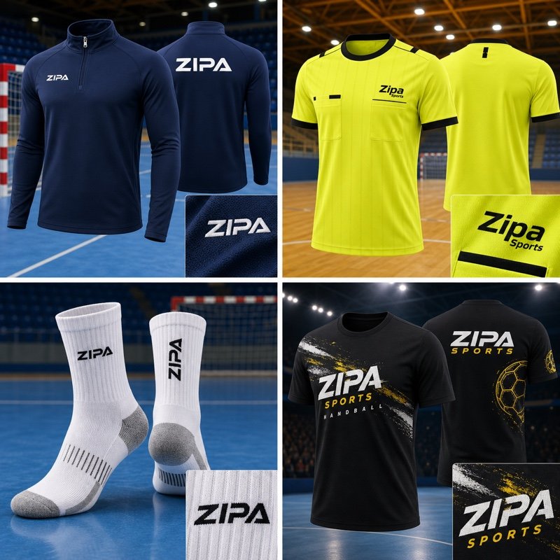 Custom handball court socks with terry cushioning and club colours manufactured by ZipaSports