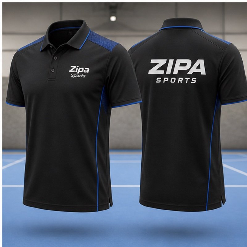 Custom handball team polo manufactured by ZipaSports