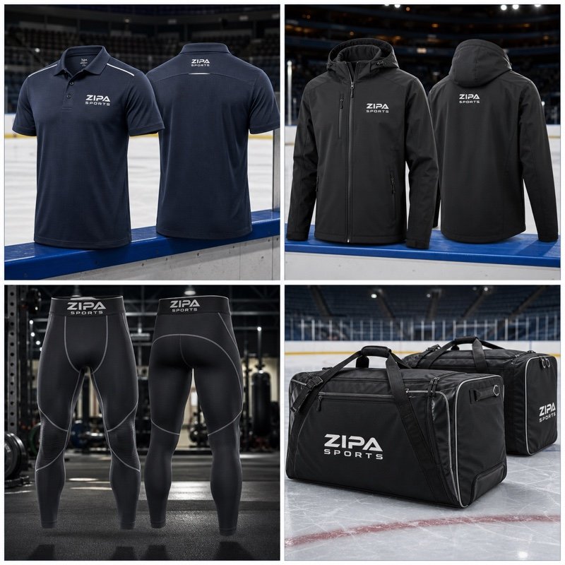 Custom ice hockey compression base layer pants manufactured by ZipaSports