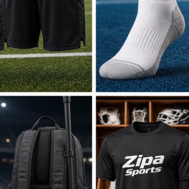 Custom sublimated lacrosse shorts with side pockets manufactured by ZipaSports