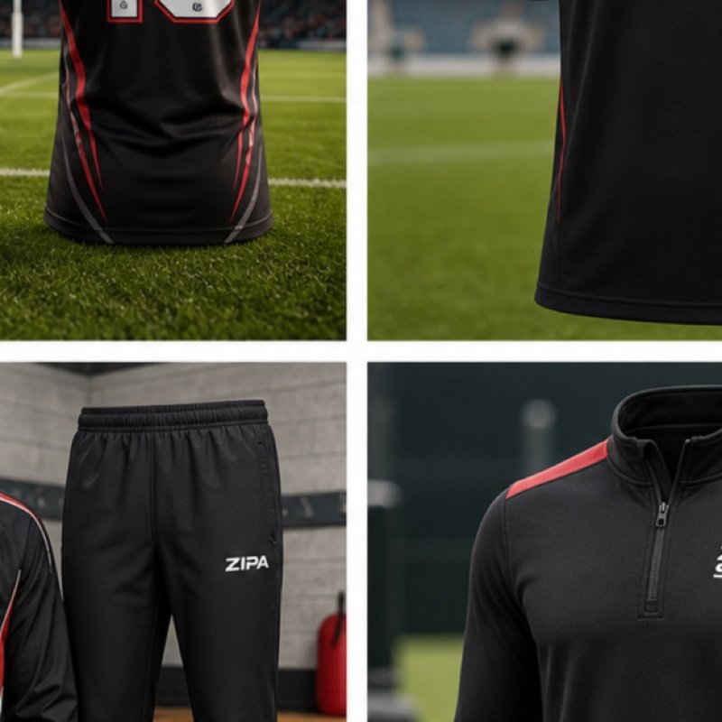 Custom rugby league match jersey manufactured by ZipaSports