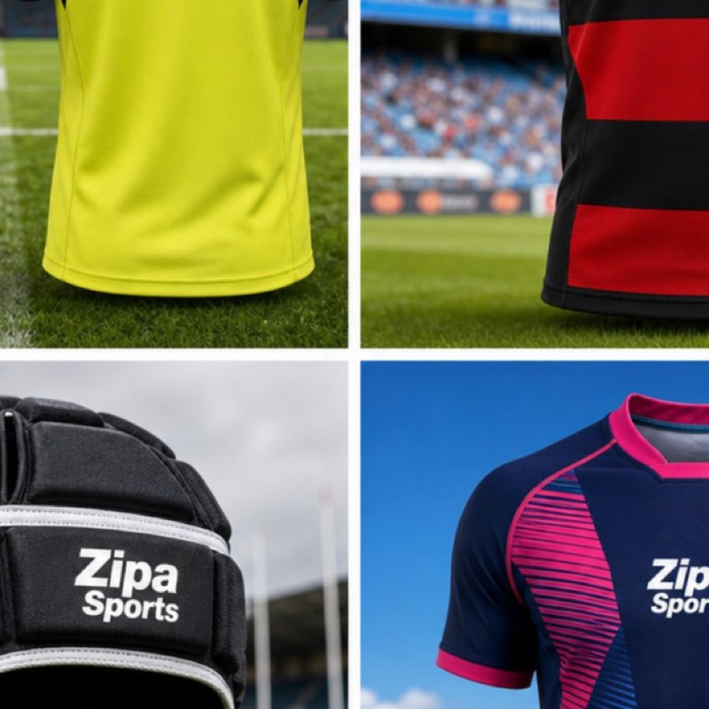Custom rugby referee jersey manufactured by ZipaSports