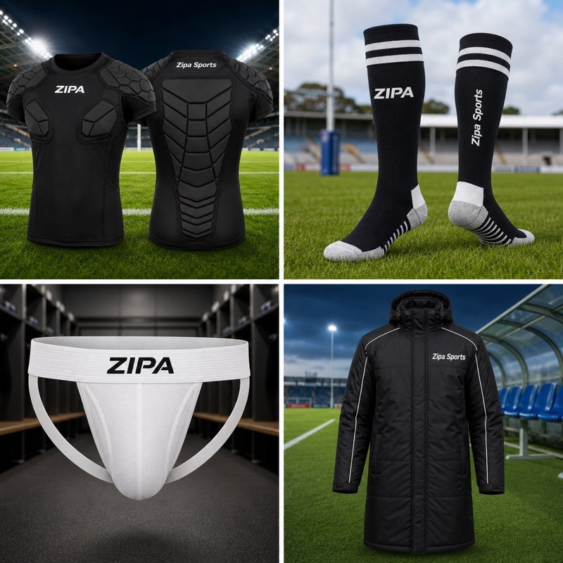 Custom rugby supporter t-shirt manufactured by ZipaSports