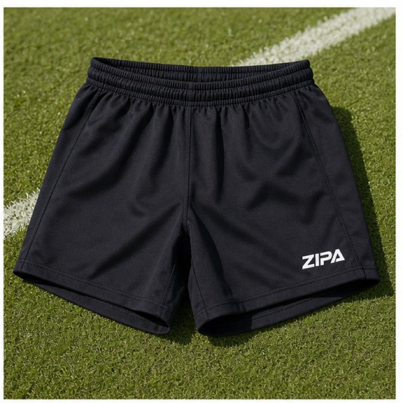 Custom rugby training shorts manufactured by ZipaSports