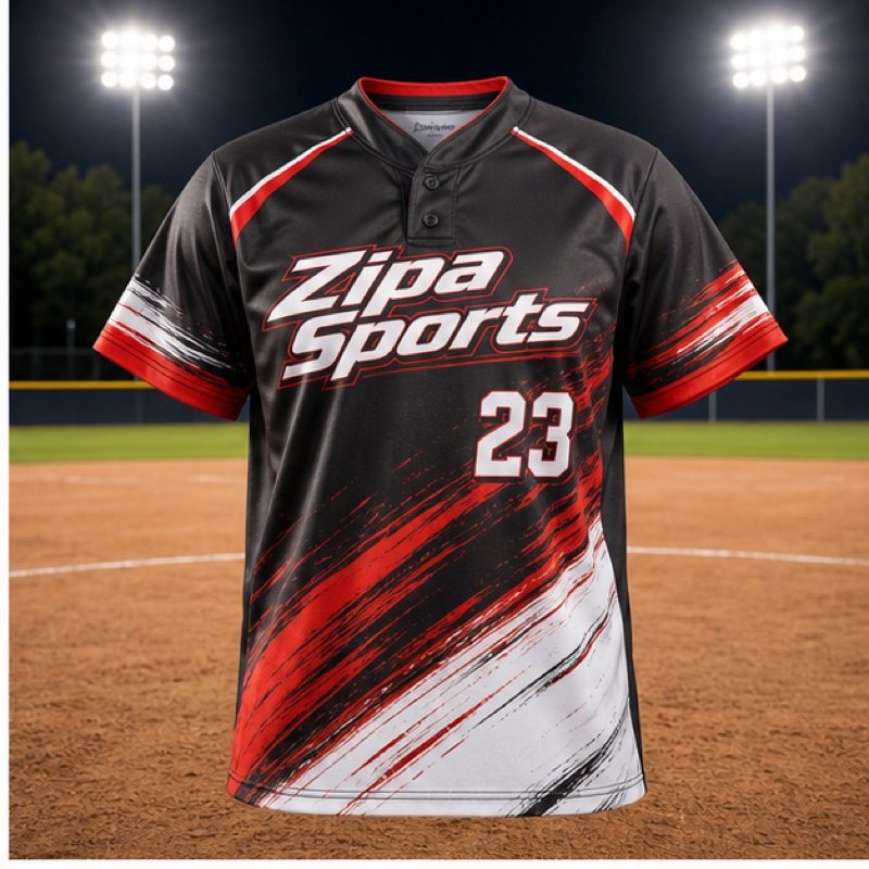 Custom slowpitch softball team jersey manufactured by ZipaSports