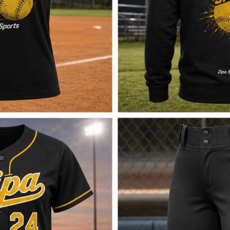 Custom softball fan tee manufactured by ZipaSports
