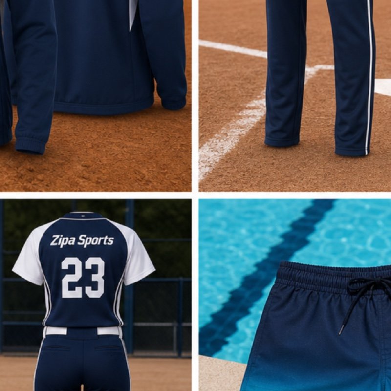 Custom softball team warm-up jacket in brushed fleece manufactured by ZipaSports