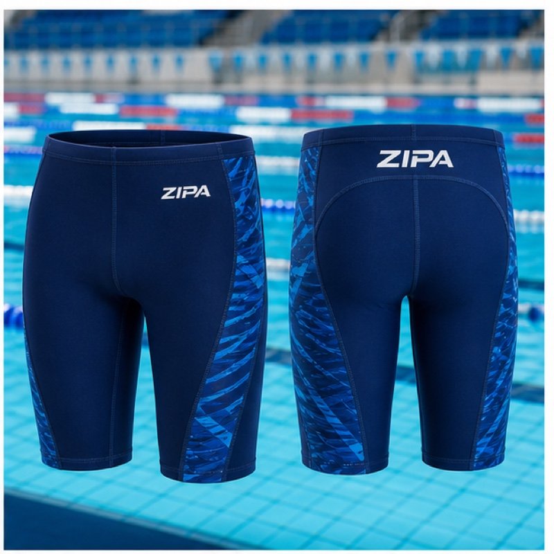 Custom junior swim jammers manufactured by ZipaSports