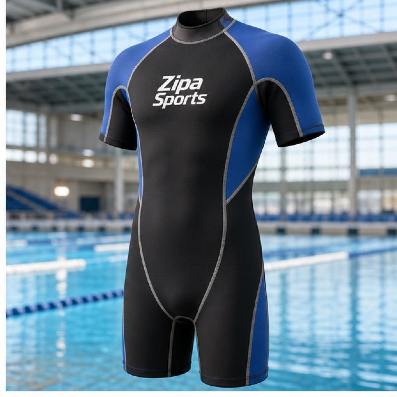 Custom shorty wetsuit manufactured by ZipaSports