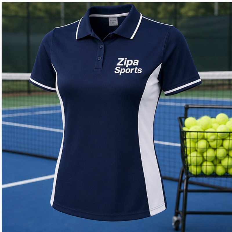 Custom tournament ball crew uniform manufactured by ZipaSports