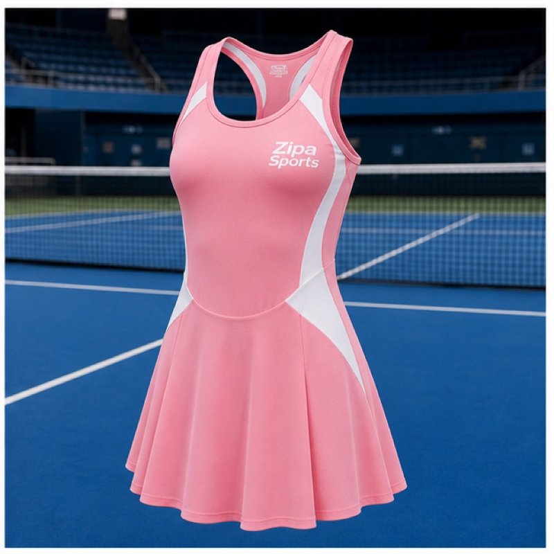 Custom junior tennis dress manufactured by ZipaSports