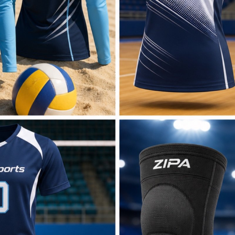 Custom beach volleyball rash guard manufactured by ZipaSports