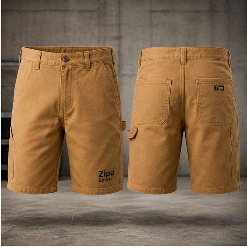 Custom cotton duck canvas work trousers manufactured by ZipaSports