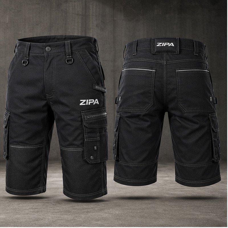 Custom work trousers with knee pad pockets manufactured by ZipaSports